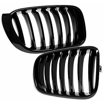 Решітка ноздрі BMW (БМВ) X3 X4 series F25 F26 LCI (2014 - 2018) - Глянець (DA-21162), фото 2