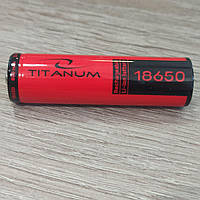 Аккумулятор 18650 3.7V 800mAh Li-ion с контактом 18*65мм 1шт TITANUM