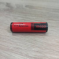 Аккумулятор 18650 3.7V 1200mAh Li-ion с контактом 18*65мм 1шт TITANUM