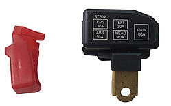 717/14600, 717/11000 Блок запобіжників (старого зразка) JCB 3CX, 4CX