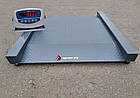 Платформні ваги 1000 кг (960х1000 мм) від Горизонт, наїзні низькопрофільні, з вбудованими пандусами, фото 7