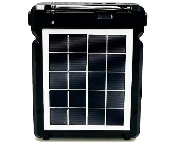 Портативная колонка радиоприёмник с солнечной панелью фонарик лампа NNS Solar charge NS-2730S - фото 6 - id-p1950944884