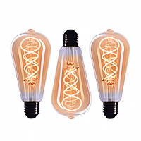 Светодиодная Лампа CROWN LED Edison E27 4W (3 Шт)