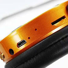 Бездротові Bluetooth навушники 450BT, водопровідні повнорозмірні Bluetooth навушники 450BT MP3 Золотисті, фото 5