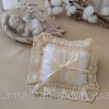 Подушечка для хрестика Натхнення-2 молочний BetiS, фото 1