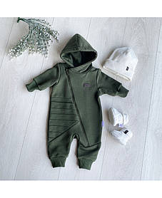 Комбінезон Ромпер  Хакі 74,80 не утеплений, весняний,легкий