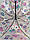 Дитяча прозора парасоля-тростина з малюнками, блакитна ручка, К0201-3, фото 3