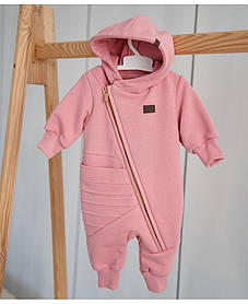 Комбінезон Ромпер  Пудра 68-80