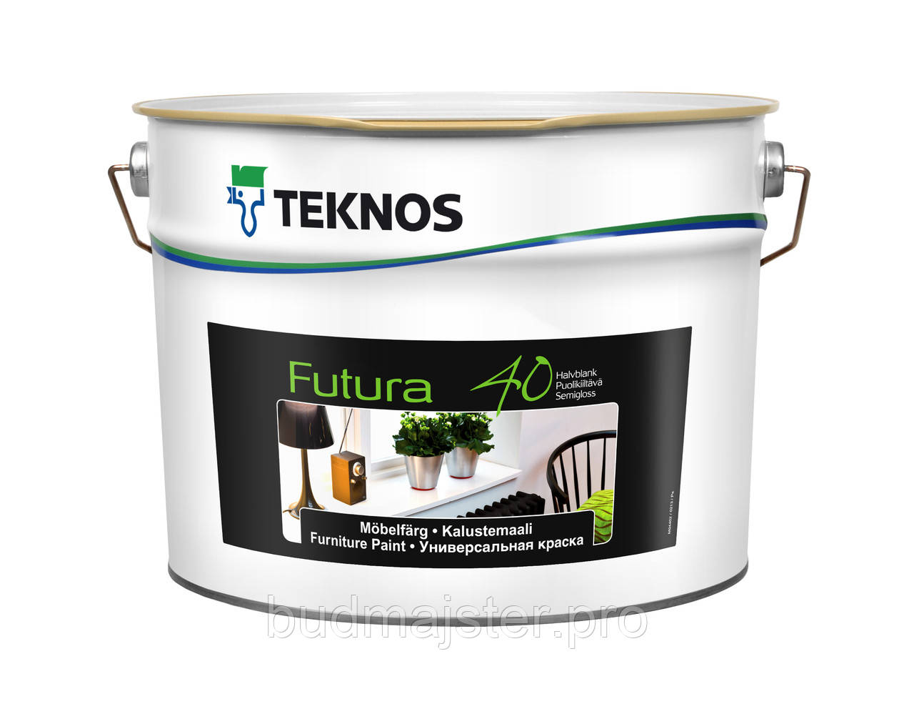 Фарба Teknos FUTURA 40, 9 л. Б1