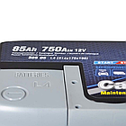 Автомобільний акумулятор ZAP Carbon EFB 85Ah 750A R+ L4, фото 2