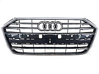 Решетка радиатора на Audi A8 D5 2017-2021 года ( Chrome Black )