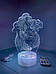 3d-лампа Русалка, подарунок для фанатів міфології, світильник або нічник, 7 кольорів, 4 режима і пульт, фото 7