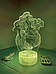 3d-лампа Русалка, подарунок для фанатів міфології, світильник або нічник, 7 кольорів, 4 режима і пульт, фото 6