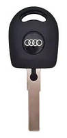 Ключ Audi (корпус) под чип , лезвие HU66