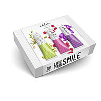 Набор зубных паст Ohlala: малина с мятой 75 мл, фисташки с мятой 75 мл и фиалка с мятой 75 мл (AM-200327)