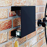 Полиця для ванної, душа металева з неіржавкої сталі, фото 2