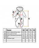 Комбінезон Ромпер Гірчиця р.62-80, фото 4