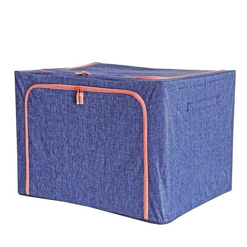 Купить Органайзер для одежды 60х42х40см 100л Синий - ящик для хранения ...