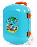 Валіза дитяча ТехноК 34.5х25х16 см Блакитна