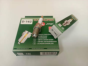 Універсальна битопливная свічка запалювання AMP GAS-SUPER D-162 2х-конт. M14x1,25 GM Lacetti, Opel