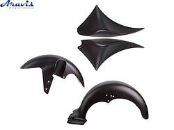 Комплект крил та накладок бака для електроскутера Chopper r804-m1 Black