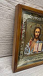 Ікона Спаситель в дерев’яному кіоті під склом, фото 4