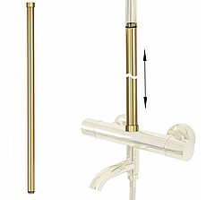 Подовжувач для душового гарнітуру REA BRUSHED GOLD 60 см золотий матовий