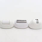 Епілятор VGR V-700 4в1 з 4 змінними насадками / Бездротовий жіночий епілятор з підсвічуванням, фото 8