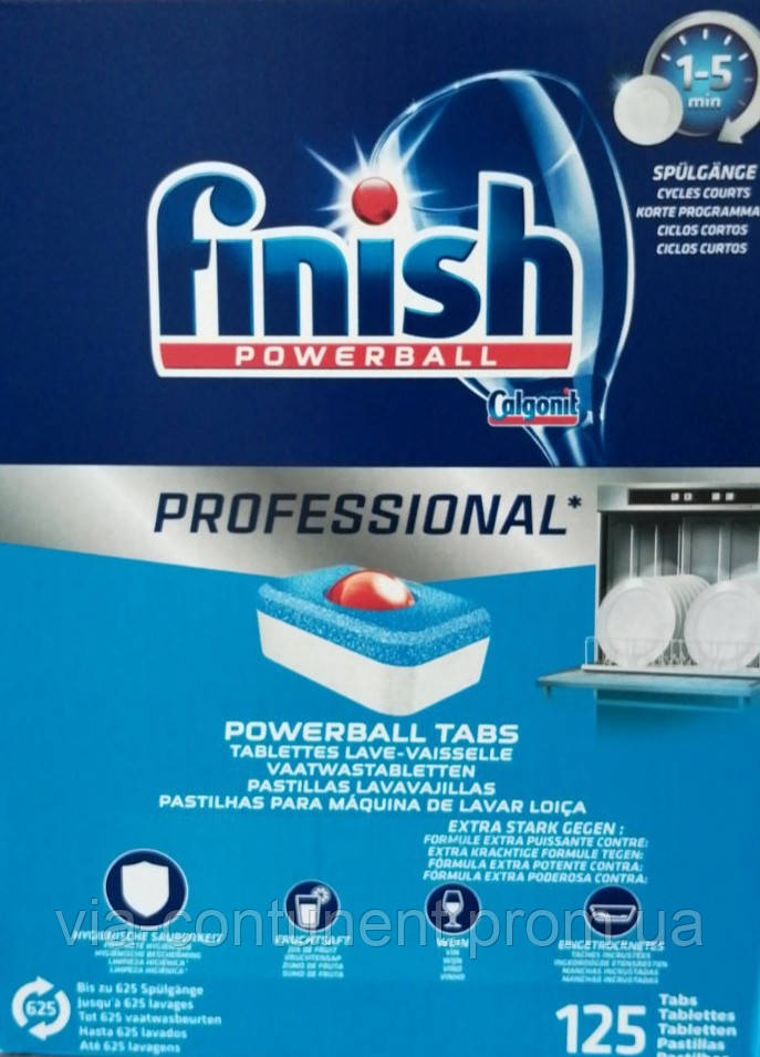 Купить Таблетки для посудомоечной машины Finish Professional 125 шт ...