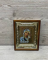 Ікона Спаситель в дерев’яному кіоті під склом