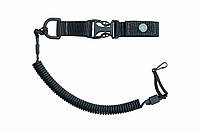 Тренчик шнур с фастексом быстросъемный страховочный шнур паракорд чёрный 990 SAG