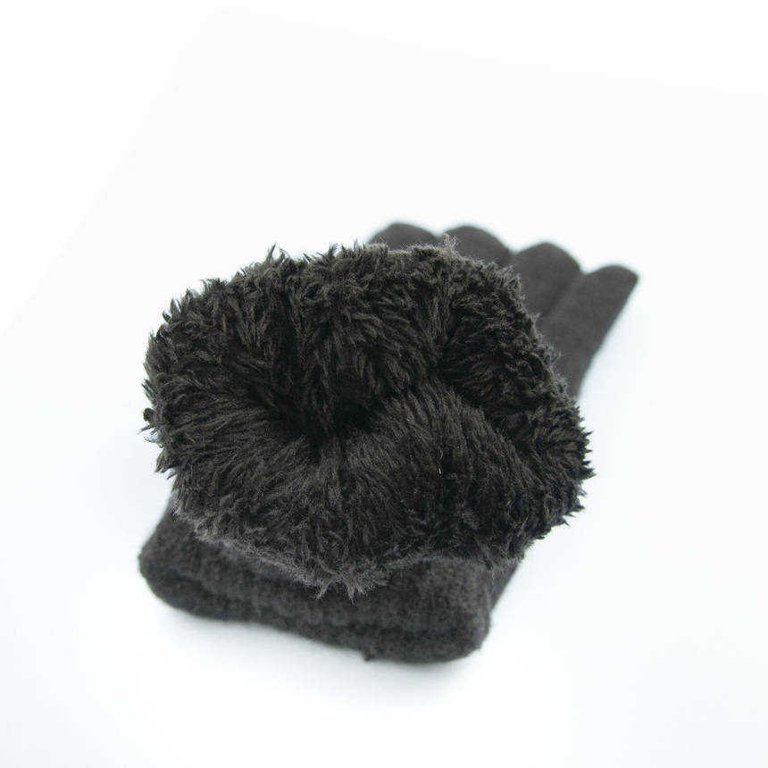 Оптом підліткові рукавички для хлопчиків на 8-9-10 - 11 - 12 років зимові утеплені (арт. 23-3-18), фото 2