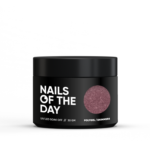 Poly Gel 05 shimmer NailsOfTheDay — персиковий полігель із шимером дрібнозернистим, 30 мл, фото 1