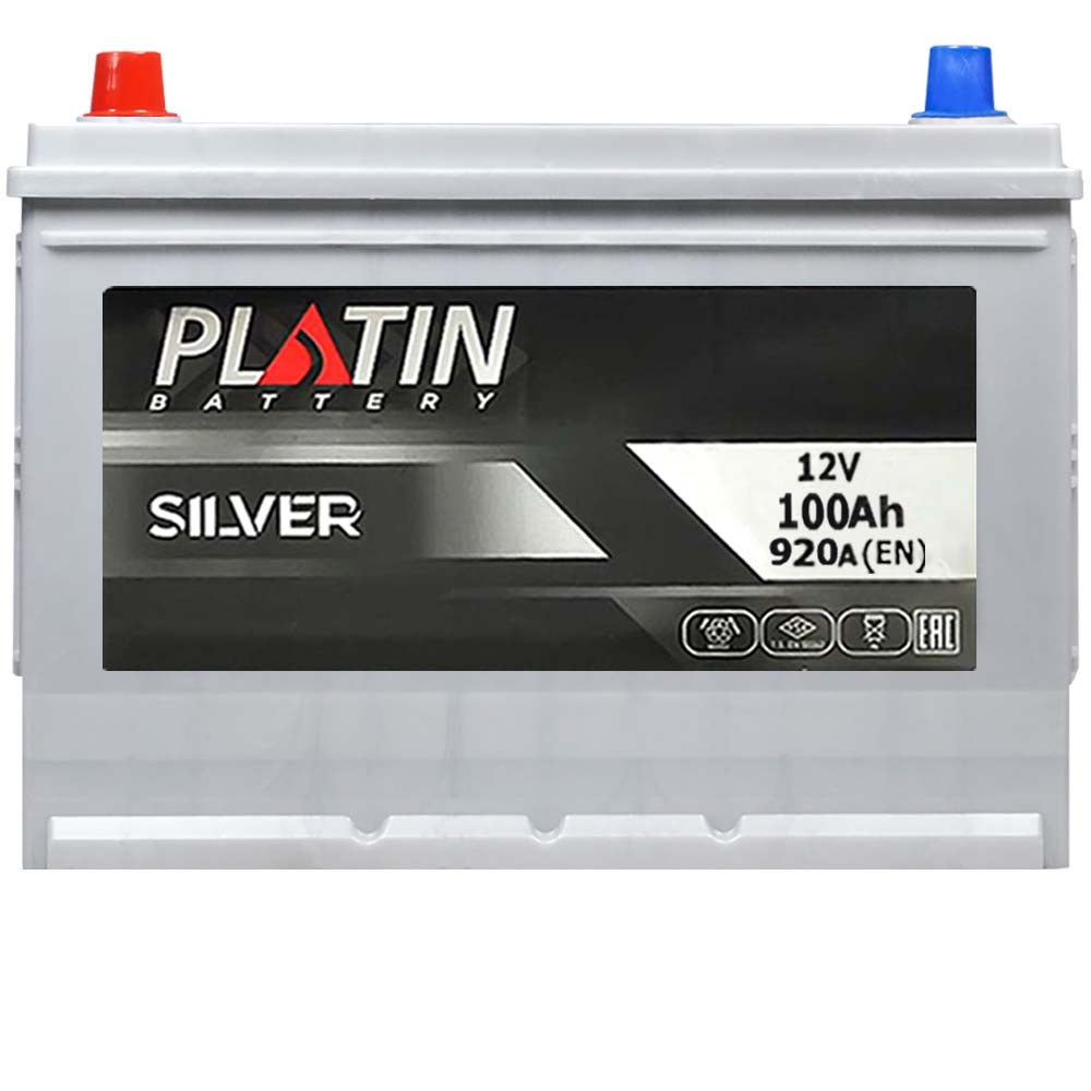 Автомобильний акумулятор 100Ah 920A L+ PLATIN Silver Asia SMF (D23)