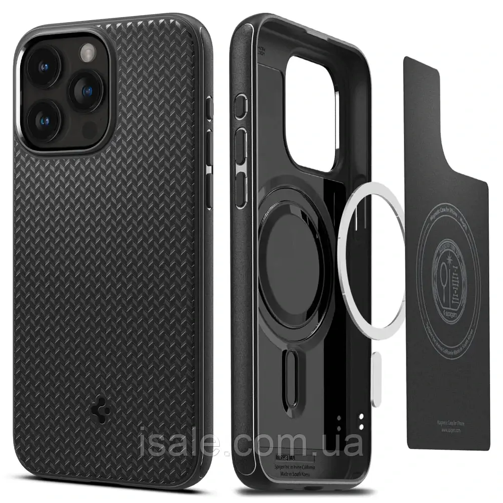 Чохол Spigen Mag Armor MagFit для iPhone 15 Pro Max Matte Black (ACS06597), фото 1