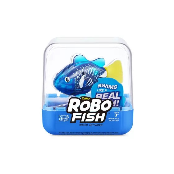 Інтерактивна іграшка Robo Alive S3 - Роборибка (синя) 7191-4