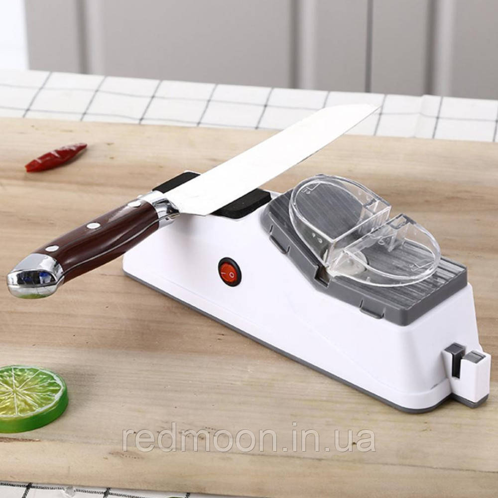 Електрична точила для ножів Electric Knife Sharpener, з USB / Електроточила для кухонних ножів та ножиць