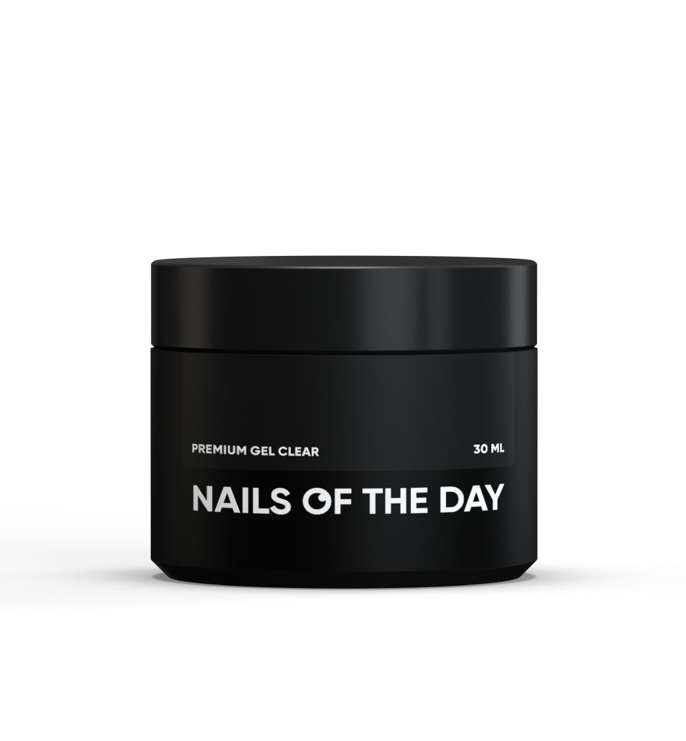 NAILSOFTHEDAY Premium gel clear прозорий будівельний гель, 30 мл