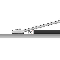 Набір дюймових ключів 1/4"-1-1/4" 16шт комбінованих рожково-накидних TOPTUL GBAA1604, фото 5