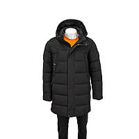 Куртка мужская BLACK VINYL (зимняя) С22-2130С ЧЕРНАЯ 100% полиэстер. Утеплитель: Био пух 52(Р)