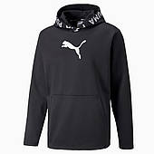 Толстовка чоловіча Puma PWRFLEECE Men's Training Hoodie 520893 01 (чорна, тепла, спортивна, бренд пума)