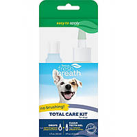 Набор TropiClean Fresh Breath No Brushng для чистки зубов, для собак, добавка в воду и гель, 30 мл/118 мл