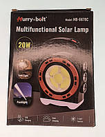 Фонарь для кемпинга Hurry Bolt HB-6678C+Solar