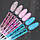 Kira Nails Lollypop Base 005 (яскраво-рожевий з різнобарвними пластівцями), 6 мл, фото 4