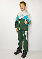 Костюм дитячий утеплений спортивний із капюшоном вік 7-10 років Штани + кофта