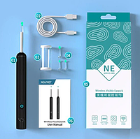 Отоскоп-бороскоп Wi-Fi 3.6 мм HD ендоскоп для телефону — Багатоцільовий ендоскоп для вух, носа N1B