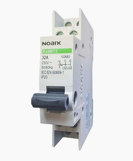 Пермикач модульний 3-позиційний (I-0-II), 32А, 2 полюси