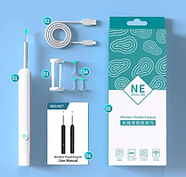 Отоскоп-бороскоп Wi-Fi 3.6 мм HD ендоскоп для телефону — Багатоцільовий ендоскоп для вух, носа N1W