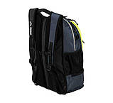 Рюкзак 45 літрів Arena Fastpack Fastpack 3.0 (Navy/Neon Yellow), фото 5