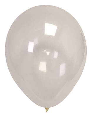 Sempertex 12"/30 см Пастель Прозорий Crystal Clear. Шары воздушные латексные  Мін.замовлення 5 шт